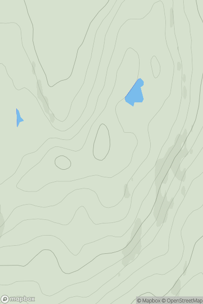 Thumbnail image for Cnoc Carnach [South-East Skye and Scalpay] showing contour plot for surrounding peak